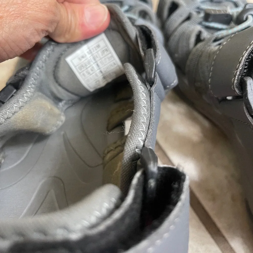 Nortiv8 Mens Hiking Sandals‎ Grey SNAS222M Closed Toe Sport Water Shoes Size 9.5
